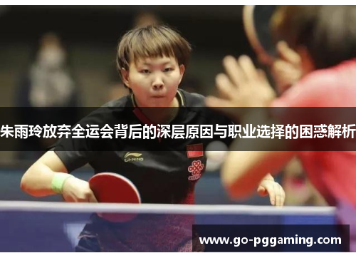 朱雨玲放弃全运会背后的深层原因与职业选择的困惑解析